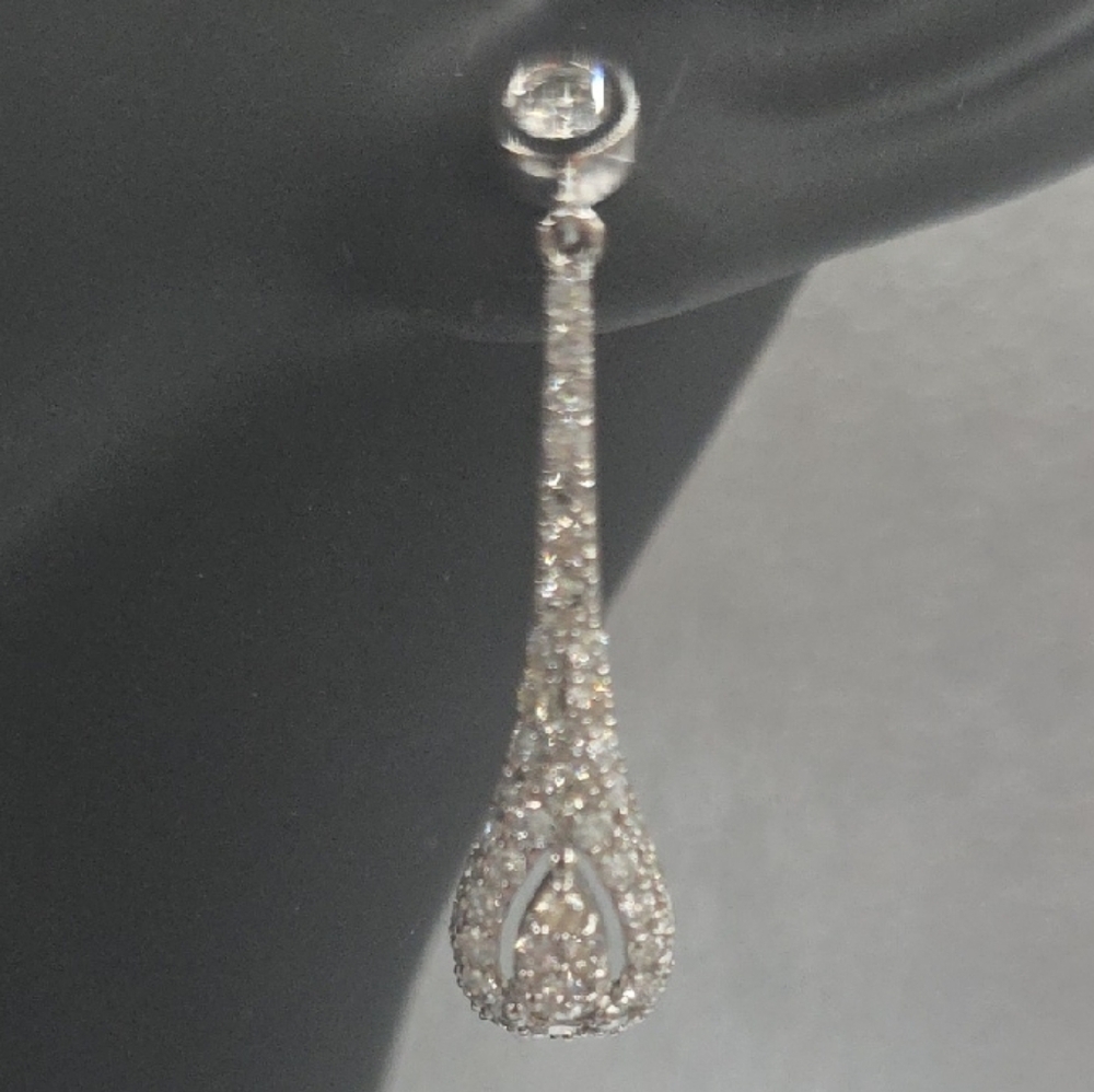 Elegant Silver Drop Earrings